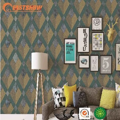 Qual a melhor forma de combinar diferentes padrões de papel de parede de PVC?